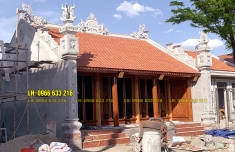 NHÀ GỖ XOAN 3 GIAN 18 CỘT